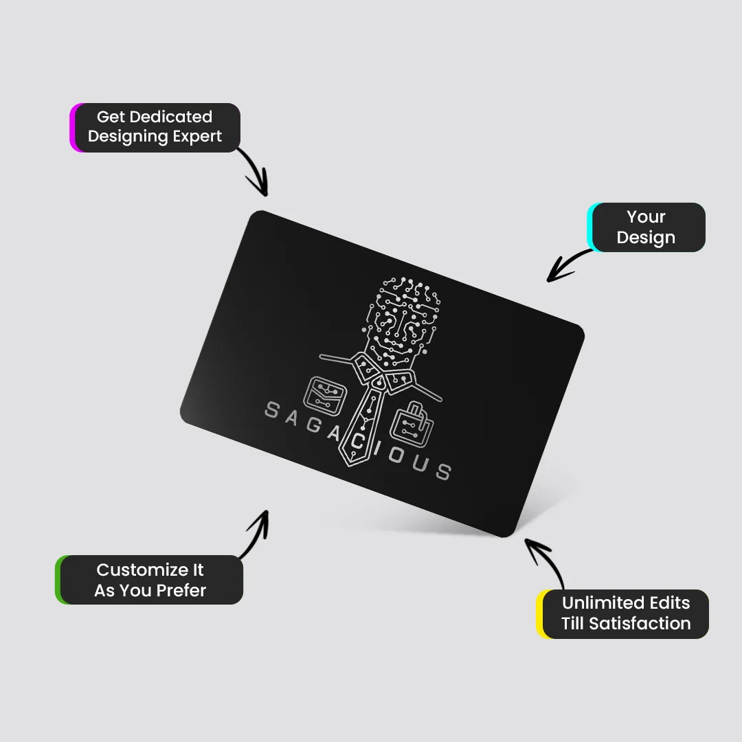 Premium Black | Silver Card