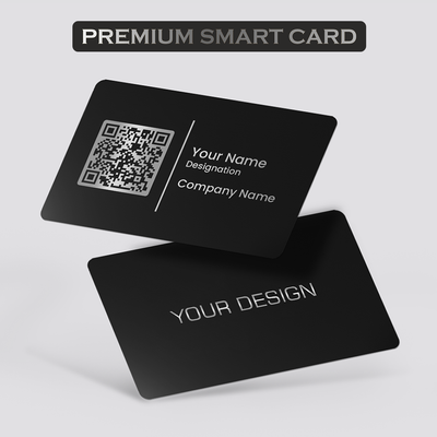 Premium Black | Silver Card