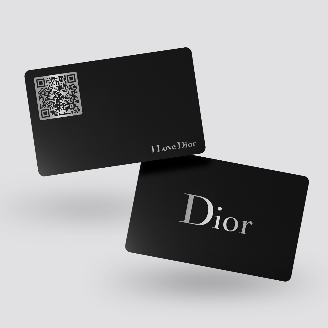 Premium Black | Silver Card